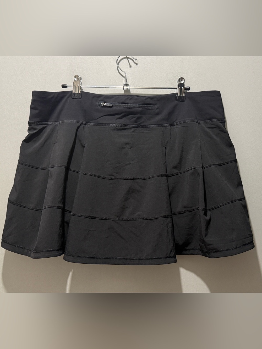 Lululemon Pace Rival Skirt (Tall) 4-way Stretch - Black - Picture 6 of 8